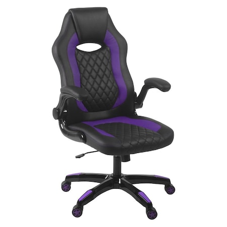 Aon AON Archeus Ergonomic Gaming Chair - Black & Purple AON001BKPL